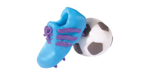 Fußballschuh als kreative Vorlage