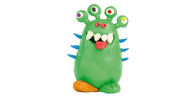 Grünes Monster als kreative Vorlage