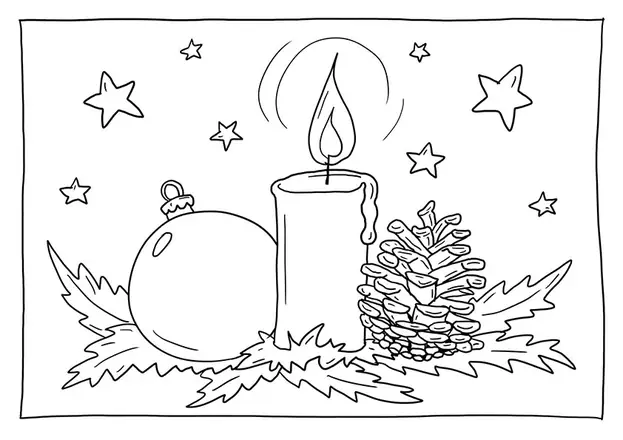 Adventskranz als kreative Vorlage