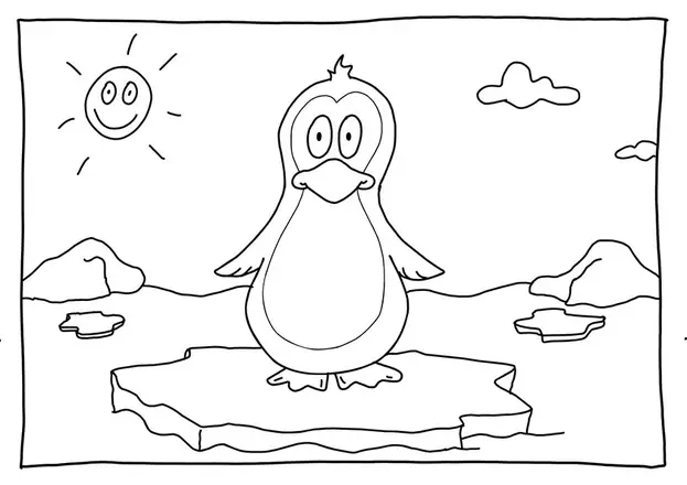 Pinguin als kreative Vorlage