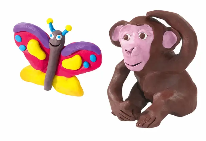 Affe und Schmetterling aus JUNiORKNET