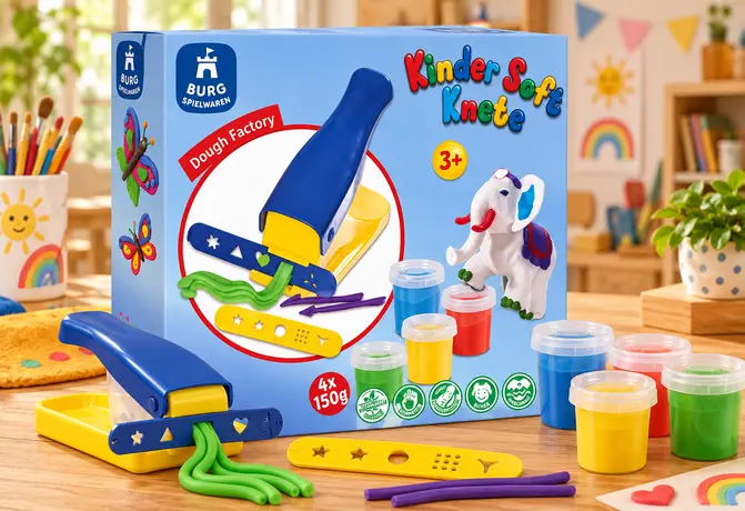 Kinder Soft Knete als Beispiel für Private Label